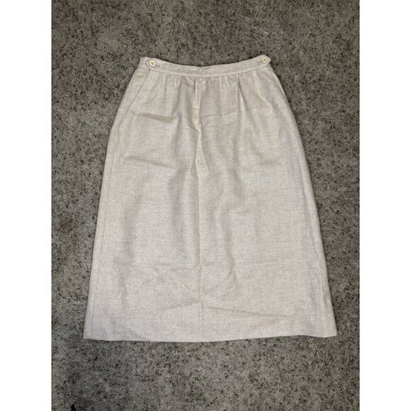 Barclay Dresses & Skirts - BARCLAY SQUARE VTG Houndstooth Wool Skirt Academia Preppy Career Pockets 14